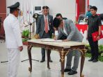 Gubernur Sulteng Resmi Melantik Pj Bupati Morowali Kini