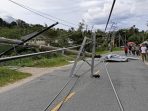 8 Unit Tiang Listrik Roboh dan Aktivitas Lalu Lintas Lumpuh di Jalur Trans Sulawesi Parimo Akibat Puting Beliung