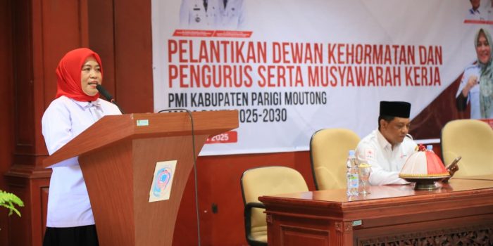 Hestiwati Resmi Nahkodai PMI Parimo, Fokus Benahi Layanan Darah dan Kuatkan Relawan