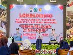 Satgas Madago Raya dan Polres Parimo Gelar Lomba Pidato “Gema Pelajar Cinta NKRI”