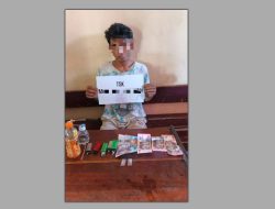 Bergerak Cepat Laporan Warga, Polsek Tomini Amankan Terduga Pengguna Sabu