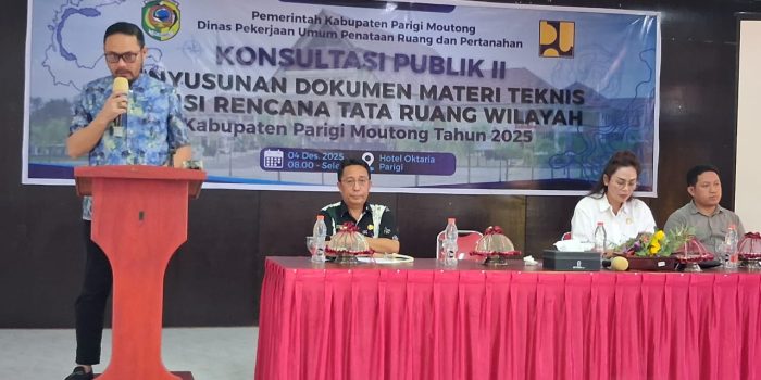 Pemda Parimo Gelar Konsultasi Publik II Revisi RTRW, Sekda: Dokumen Ini Sangat Strategis