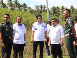 Pangdam XXIII Palaka Wira Tinjau Lahan Hibah untuk Pembangunan Denpom dan Korem di Parimo