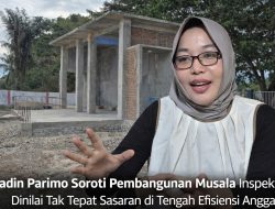 Kadin Parimo Minta Pemda Evaluasi Proyek Musala Inspektorat yang Terhenti
