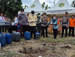 Polres Parimo Musnahkan Ratusan Liter Miras Hasil Operasi Pekat Tinombala 2026