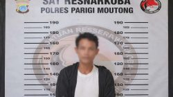 Bawa 45 Gram Sabu, Pria Asal Poso Ditangkap di Jalur Trans Sulawesi Parimo