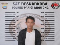 Bawa 45 Gram Sabu, Pria Asal Poso Ditangkap di Jalur Trans Sulawesi Parimo