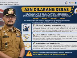 Fokus Pelayanan Publik, ASN Parimo Diminta Tidak Live Medsos Saat Bekerja