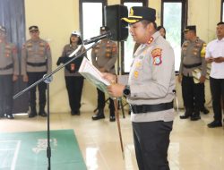 Kapolres Parimo Pimpin Sertijab Sejumlah Pejabat Strategis, Tekankan Pelayanan Humanis