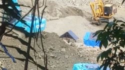 Tiga Ekskavator dan Talang Jumbo Diduga Milik NW Masih Eksis di Peti Moutong