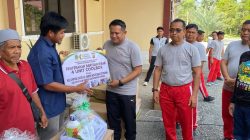 Dukung Ketahanan Pangan, Polres Parimo Salurkan Bantuan Alsintan