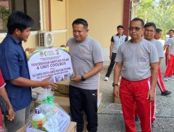 Dukung Ketahanan Pangan, Polres Parimo Salurkan Bantuan Alsintan