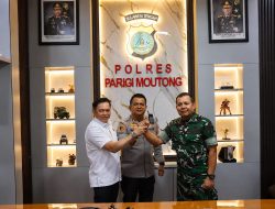 Perkuat Kamtibmas, TNI, Polri, dan Kejari Parimo Gelar Silaturahmi