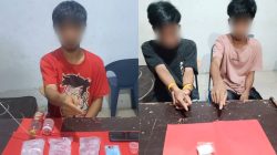 Satresnarkoba Polres Parimo Ringkus Tiga Pria Diduga Pengedar Sabu