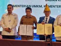 Bupati Parimo Tanda Tangan PKS Demi UMKM Menuju Pasar Global