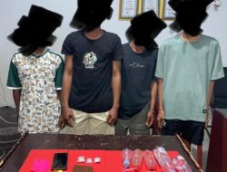 Gerebek Dua Lokasi di Bantaya, Polres Parimo Amankan Lima Terduga Pelaku Narkoba